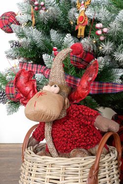Christmas Plush Reindeer Figure 27x19x32