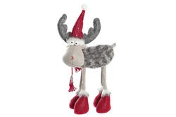 Figur Jul Plysch Ren Röd Fötter