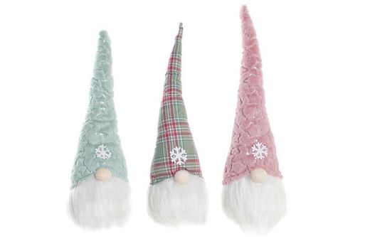 Chic Green and Pink Christmas Figure
