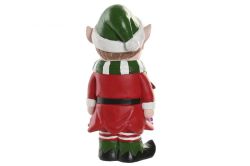 Figura Navideña LED de Magnesia 15 x 13 x 32 2 x LR44 Elfo 2 Diseños