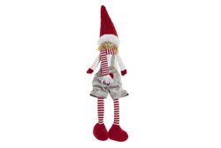 Julfigur flicka röd traditionell 45 cm
