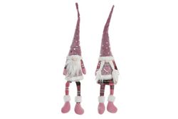 Pink Christmas girl figure 64 cm