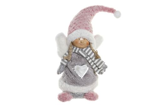 Pink Christmas girl figure 38 cm