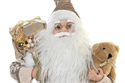 Figurine Père Noël Couleur Champagne