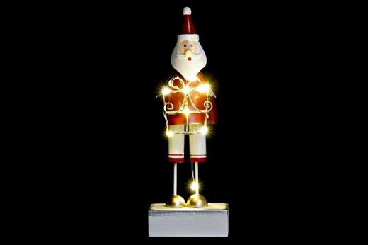 Figur Julemand med LED-lys