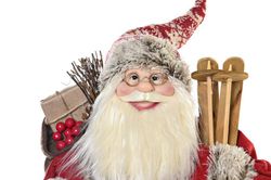 Figura Papa Noel Grande Rojo Tradicional