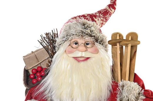 Figura Papa Noel Grande Rojo Tradicional
