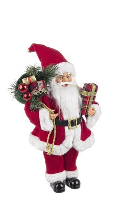 Figur julenisse jul traditionell medelstorlek