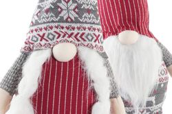 Figura Peluche Natale Barbuta Grande