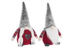 Traditional Bearded Christmas Plush Figure