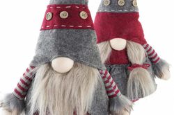 Stående julepynt plysfigur