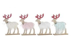 Figur Rensdyr med LED Juledekorations Chic