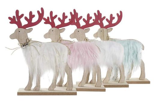 Figur Rensdyr med LED Juledekorations Chic
