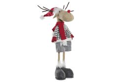 Standing Christmas reindeer figure