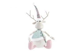 Large Chic Christmas Reindeer Figure