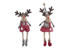 Red Christmas Reindeer Figure 20x14x36