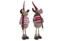 Large red Christmas reindeer figure 80 cm