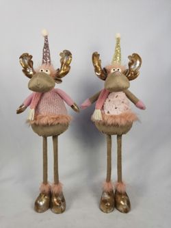 Julfigur ren rosa 50 cm