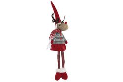 Red Reindeer Christmas Figure 13x9x50