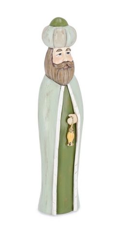 Figur Kung Magi Grön Färg 30 cm höjd Bizzotto