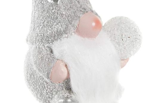 Terrakottafigur Jul Gnom med LED-ljus