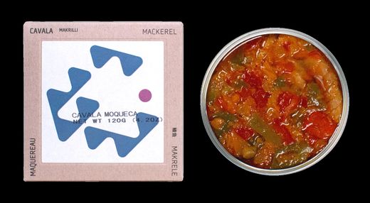 Filete de Caballa Moqueca ABC+ Conservas Marisco Pescado Gourmet Portugal 120 g