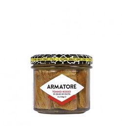 Filetes de atún rojo del Mediterráneo en aceite de oliva 110 g Armatore
