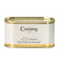 Foie gras entero de pato castaign 130 grs