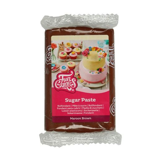 Fondant marrón 250 grs funcakes