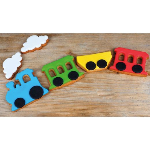 Fondant multipack viktiga färger 5x100grs funcakes