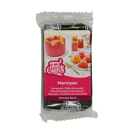 Fondantpasta mandel midnatt svart 250 gr funcakes