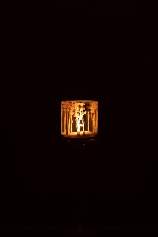 Photo Forum Suporte para vela em pé dourado médio especial de Natal
