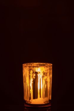 Golden Medium Candle Holder Photo Frame Special Christmas