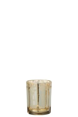 Fotosforo Portavelas Oro Pequeño Especial Navidad