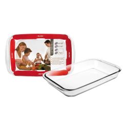 Fuente de horno rectangular Kristall 34 x 20 cm Ibili