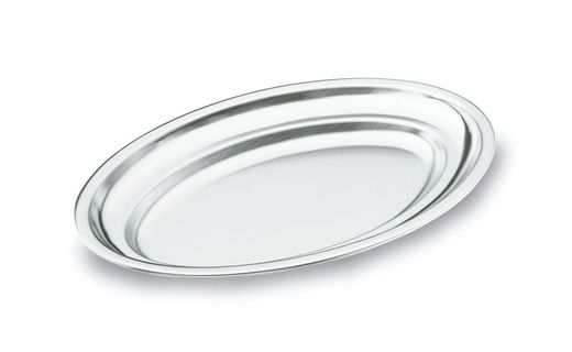 Oval Platter Tray 30 Cm Stainless Steel 18/10 Lacor
