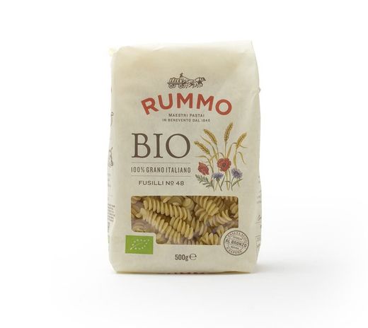 Fusilli rummo orgânico 500 grs
