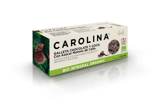 Biscuit bio integral chocolate coconut carolina 135 grs