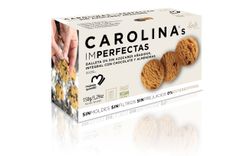 Galleta Integral Artesana Chocolate y Almendras Imperfectas 0% Azúcares Vegana 150g Carolina Bio