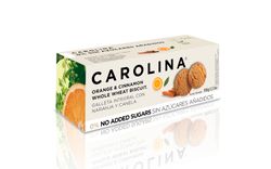 Galleta Integral Artesana Naranja y Canela 0% Azúcares Vegana 100g Carolina Bio