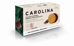 Galleta Integral Digestive Chocolate 0% Azúcares Vegana 230g Carolina Bio
