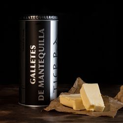 Biscoitos Asturianos Manteiga Astur Tierra 250 grs Lata Metálica