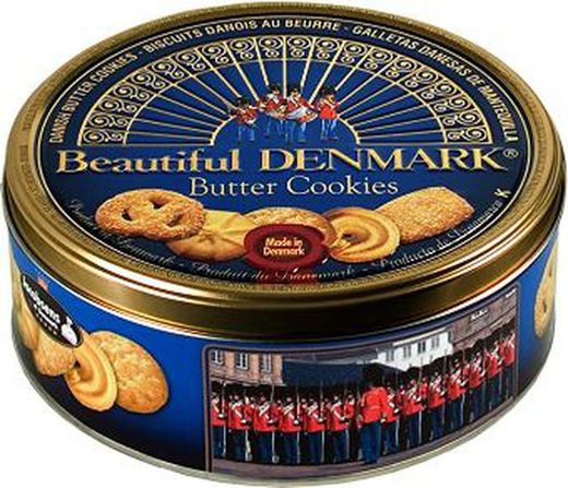 Danish Cookies Jacobsen's Danish Butter Cookie Tin 454g