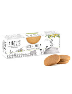Galletas de Mantequilla Abbye Limón y Canela 140 grs