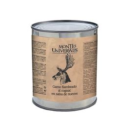 Gamo Flambeado al Cognac en Salsa de Nueces 800 grs Botularium