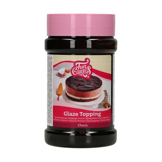 Glaze topping chokladtäckning funcakes 375 grs