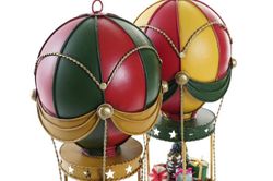 Ballon Décoration Métal Vintage Noël
