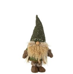 Gnome Noël Vêtement Vert Moyen Jolipa