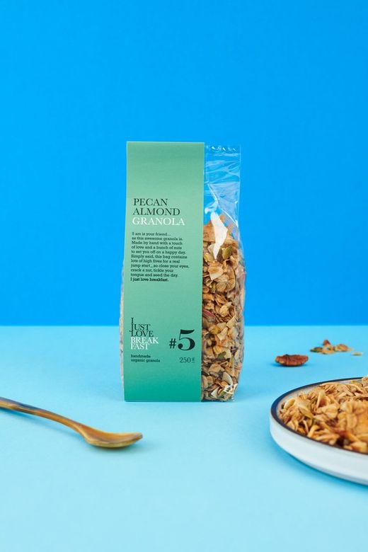 Belgian Gourmet Granola pecannoten en amandelen 250 g I Just Love Breakfast