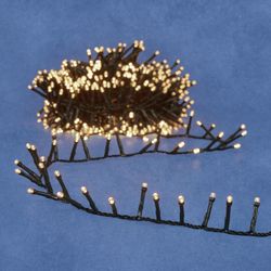 Guirnalda de Luces LED de Navidad Blanco Frío 1000 LED Temporizador 2000 cm Edelmann